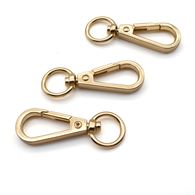 China Bag dog fittings zinc alloy swivel spring snap hooks